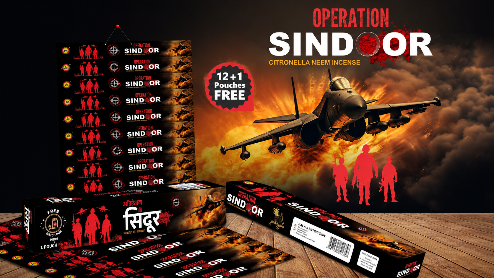 Operation Sindoor Citronella Neem Incense