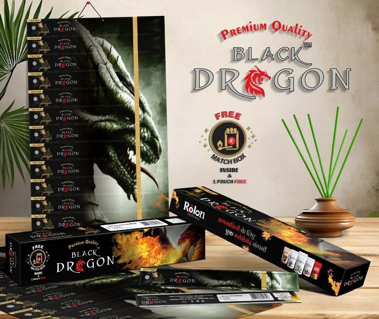 Black Dragon Premium Quality Incense Sticks